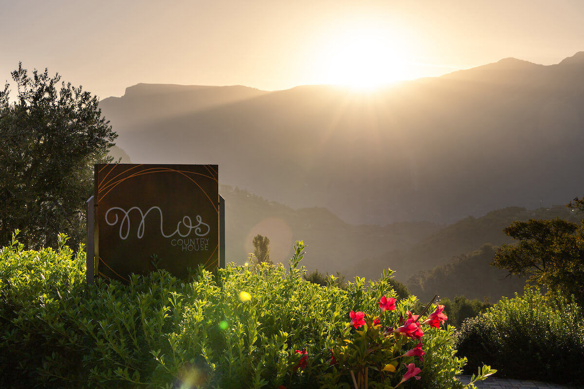 Sunrise from Mos Country House looking at Monte Baldo