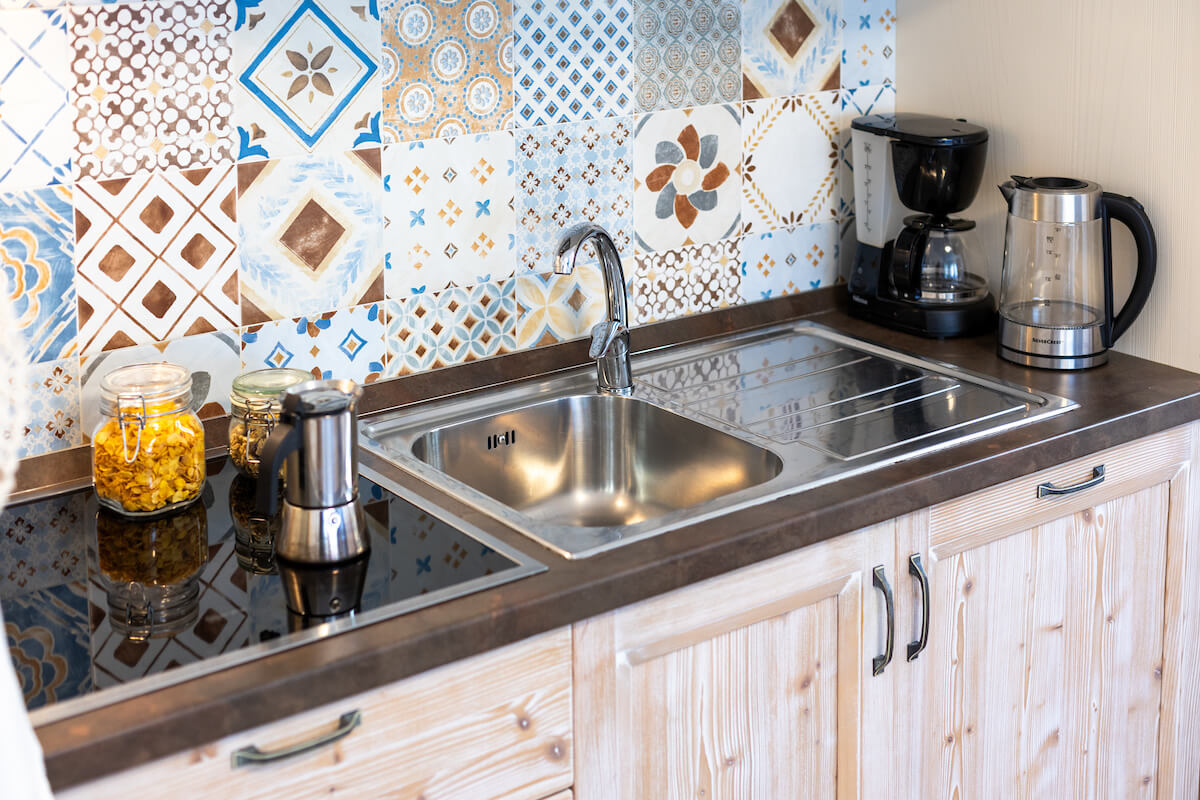 Kitchen detail of the apartment Sguardo